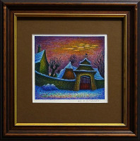 Dan Richter - Zimní noc - grafika